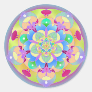 Adesivo Rainbow Song Mandala