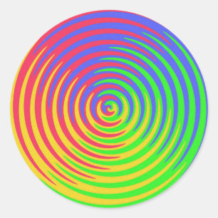 Adesivo Rainbow Spiral Sticker