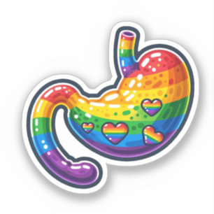 Adesivo Rainbow Stomach
