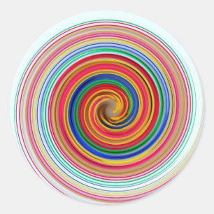 Adesivo Rainbow Swirls