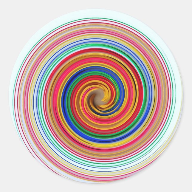 Adesivo Rainbow Swirls (Frente)