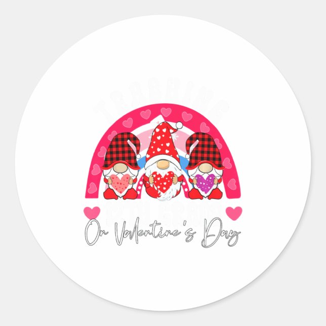 Adesivo Rainbow Teaching 12th Grade On Valentines Day Tea  (Frente)