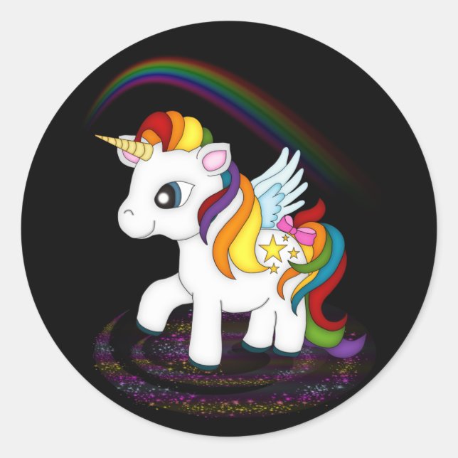 Adesivo Rainbow Unicorn (Frente)