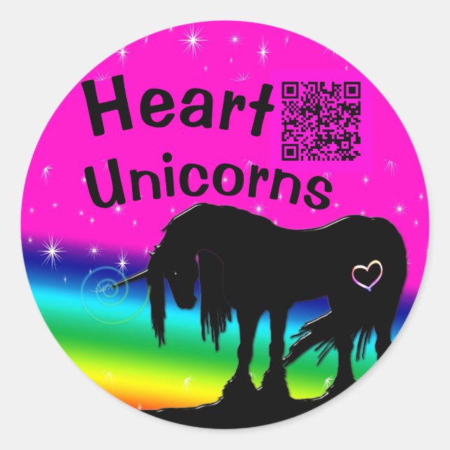 Adesivo Rainbow Unicorn Stickers (Frente)
