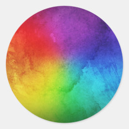 Adesivo Rainbow Wedding Personalize Envelope Seal Sticker