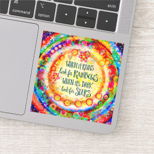Adesivo "Rainbows e Stars"