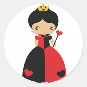 Adesivo Rainha bonito do KRW dos corações