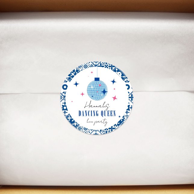 Adesivo Rainha da Dança Festa de Despedida de Solteira Mus (Criador carregado)