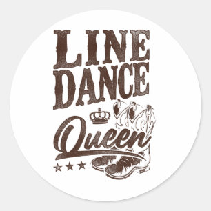 Adesivo Rainha da dança Rainha da Dança da Rainha da Dança