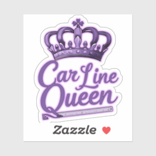 Adesivo Rainha da Linha do Carro