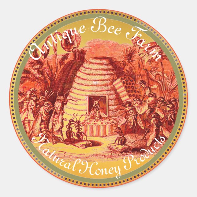 ADESIVO RAINHA DAS ABELHAS DE MEL NO CURSO SKEP/BEEKEEPER (Frente)