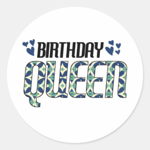 Adesivo Rainha de aniversário