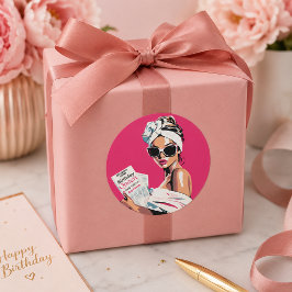 Adesivo Rainha de Aniversário Personalizada e Tendência