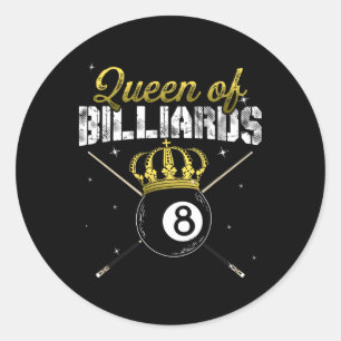 Adesivo Rainha De Billiard Snooker Piscina Billiard Player