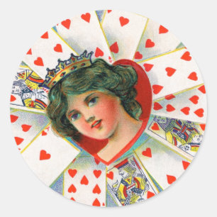 Adesivo RAINHA DE CORAÇÕES, Dia de os namorados
