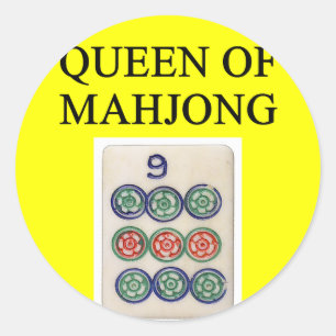 Adesivo Rainha de MAHJONG