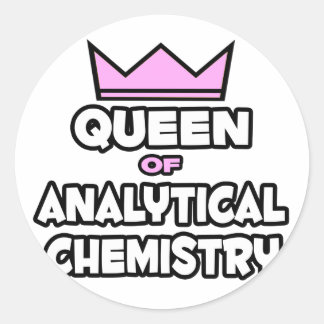 Adesivo Rainha de Química Analítica