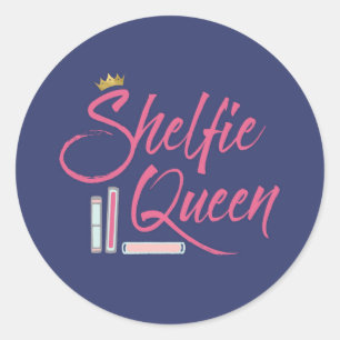 Adesivo Rainha de Shelfie do Booklover