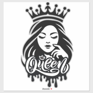 Adesivo Rainha Design – Coroa Real Elegante