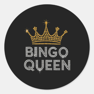 Adesivo Rainha do Bingo Jogadora de Bingo Jogo Festa Diver