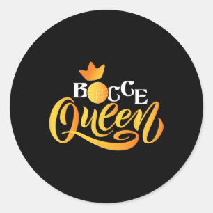 Adesivo Rainha do Bocce - Jogo de Boliche de Grama Boule B