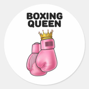 Adesivo Rainha do Boxe Boxe Feminino Garotas Boxer Boxe 1