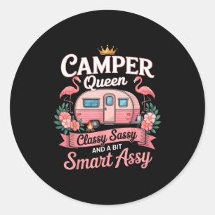 Adesivo Rainha do Camper Cly Sy Inteligente Y Presentes de