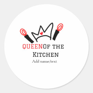 Adesivo Rainha do cozinhar do cozinheiro da cozinha