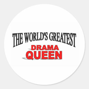 Adesivo Rainha do drama do mundo a grande