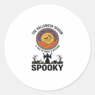 Adesivo Rainha do Halloween Little Miss Retro Witch_1