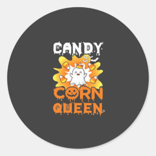 Adesivo Rainha do Milho Doce Halloween Morcegos Fantasmas