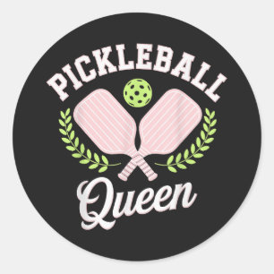 Adesivo Rainha do Pickleball Divertida Jogadora de Pickleb