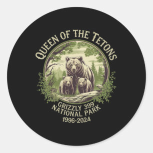 Adesivo Rainha Dos Tetons Grizzly 9 Preservação Da Vida Se