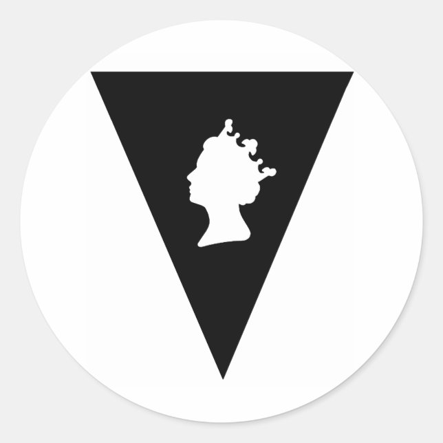 Adesivo rainha elizabeth diamond jubilée (Frente)