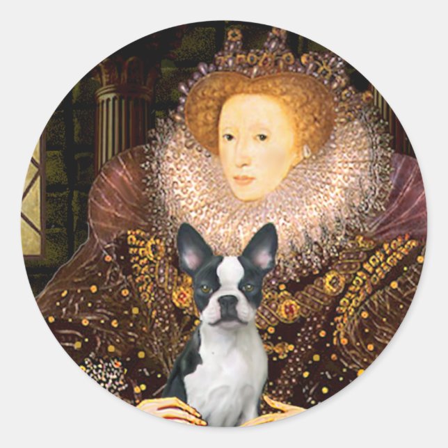 Adesivo Rainha Elizabeth I - Boston T #1 (Frente)