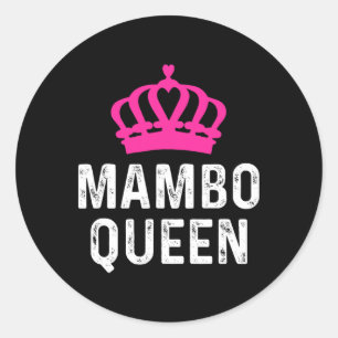 Adesivo Rainha Mambo - Dançarino Mambo Dançando Presente P
