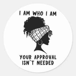 Adesivo Rainha Negra História Negra Africana Prem American