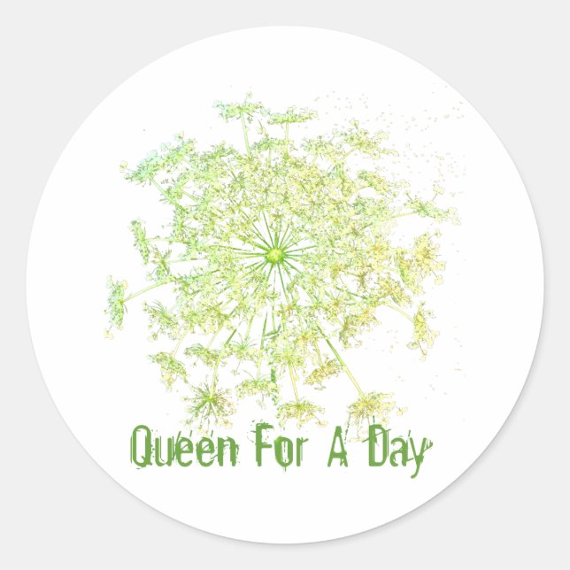 Adesivo Rainha Por Um Dia (Frente)