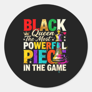 Adesivo Rainha Preta A Peça Mais Poderosa No Jogo Orgulho