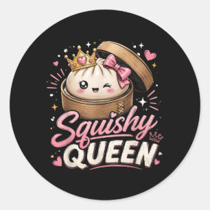 Adesivo Rainha Squishy Dumpling Kawaii Pastel Anime