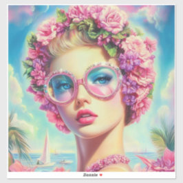 Adesivo Rainha Tropical Glamor