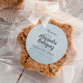 Adesivo Rainy Blue & Steel Charro Silhouette Quinceanera