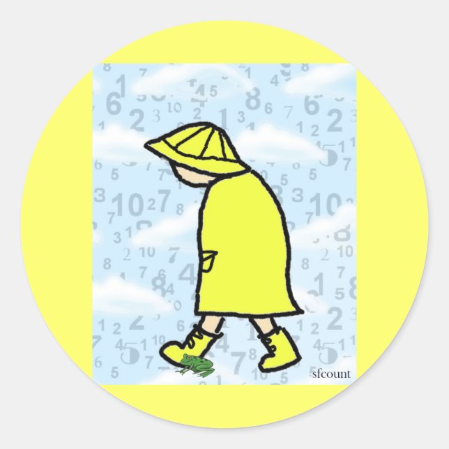 Adesivo Rainy Day Boy Sticker (Frente)