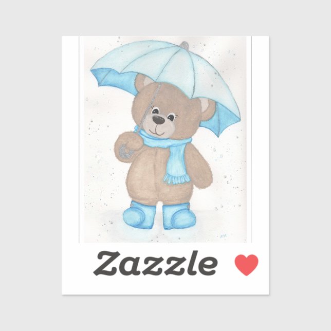 Adesivo Rainy Daze Teddy Bear (Folha)