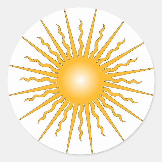 Adesivo Raios de Intermitência do Sol (Frente)