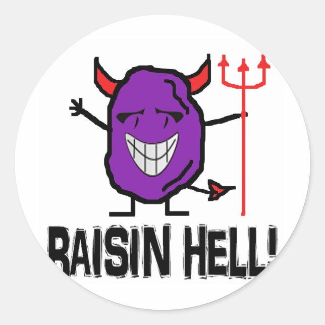 Adesivo Raisin Hell (Frente)