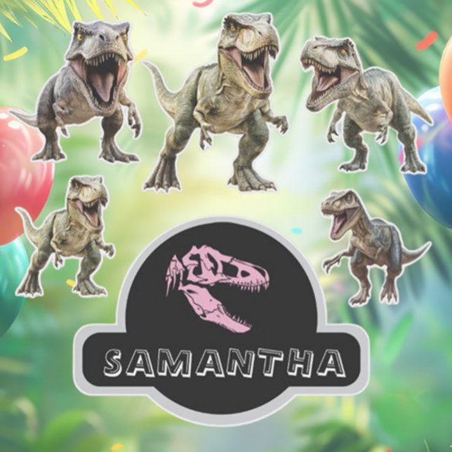 Adesivo Raiz de Dinossauro com Entusiasmo (Unleash the roar of adventure with our Dino-Mite Dinosaur sticker! )