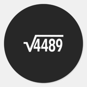 Adesivo Raiz Quadrada 4489 Professor de Matemática Diverti