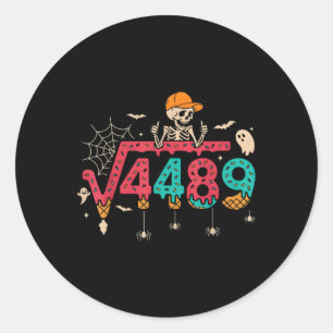 Adesivo Raiz Quadrada 4489 Professor de Matemática Engraça
