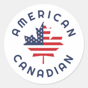 Adesivo Raízes Americanas do Canadá